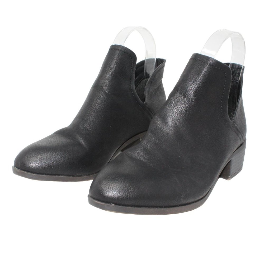Madden Girl Size 6M Zavier Deep Cut Ankle Faux Leather Ankle Booties Boots - Picture 4 of 11